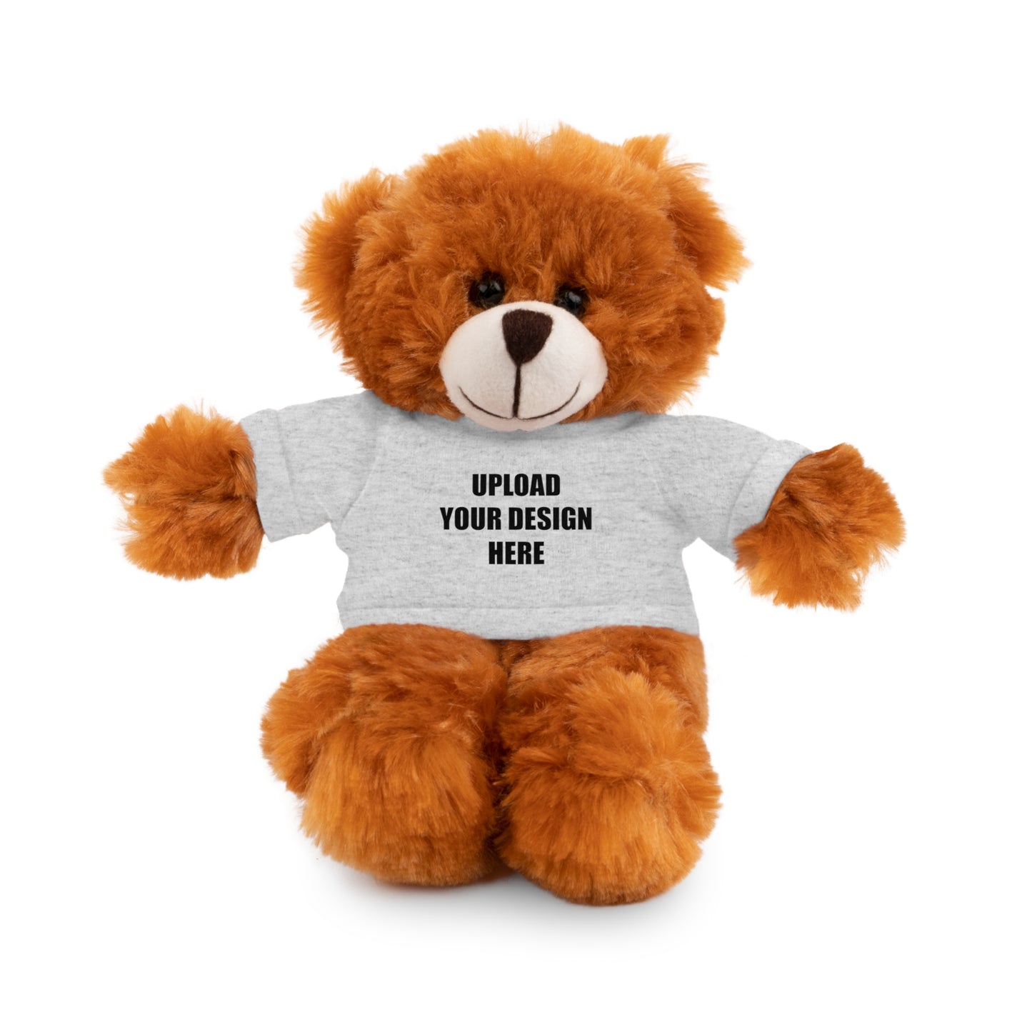 Personalized Stuffed Animal with Custom Shirt Featuring Your Child's Artwork