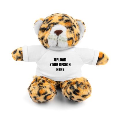 Personalized Stuffed Animal with Custom Shirt Featuring Your Child's Artwork