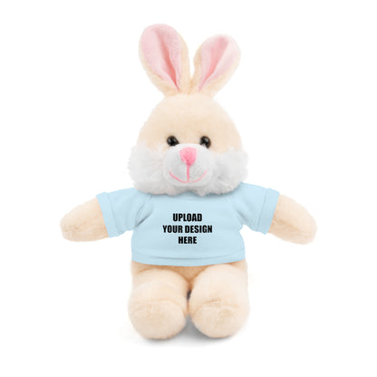 Personalized Stuffed Animal with Custom Shirt Featuring Your Child's Artwork