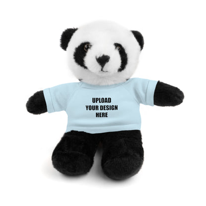 Personalized Stuffed Animal with Custom Shirt Featuring Your Child's Artwork