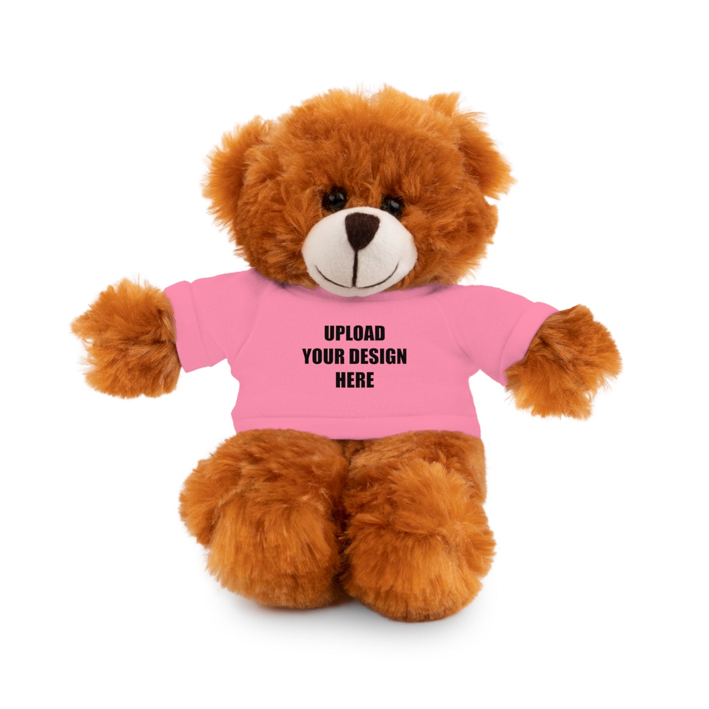 Personalized Stuffed Animal with Custom Shirt Featuring Your Child's Artwork