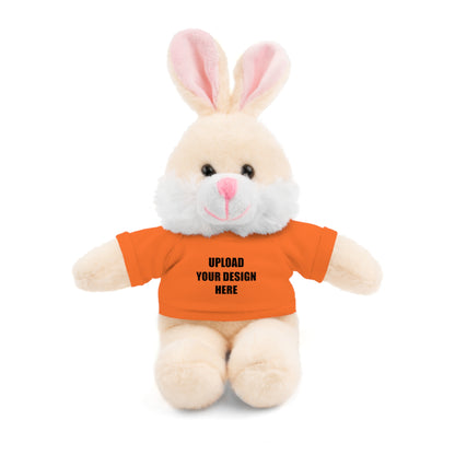 Personalized Stuffed Animal with Custom Shirt Featuring Your Child's Artwork