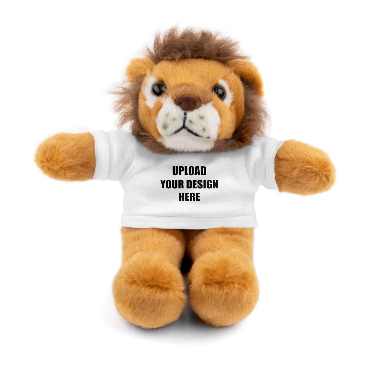 Personalized Stuffed Animal with Custom Shirt Featuring Your Child's Artwork