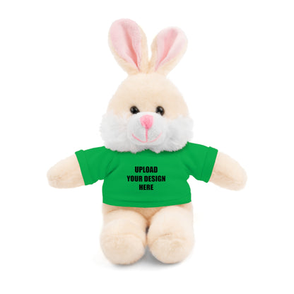 Personalized Stuffed Animal with Custom Shirt Featuring Your Child's Artwork