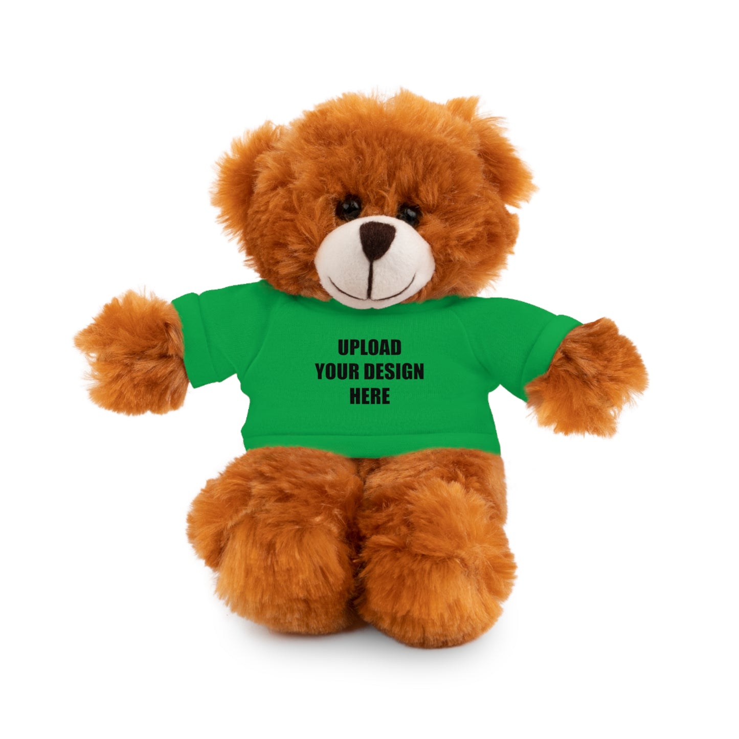 Personalized Stuffed Animal with Custom Shirt Featuring Your Child's Artwork