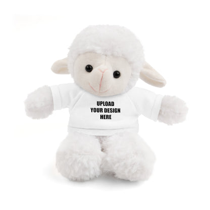 Personalized Stuffed Animal with Custom Shirt Featuring Your Child's Artwork