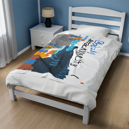 Personalized Blanket Featuring Your Child's Artwork