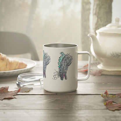 Personalized Insulated Coffee Mug with Your Child's Artwork