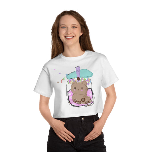 Custom Cropped T-Shirt with Your Child's Artwork