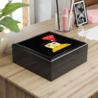 Custom Jewelry Box with Your Child's Artwork