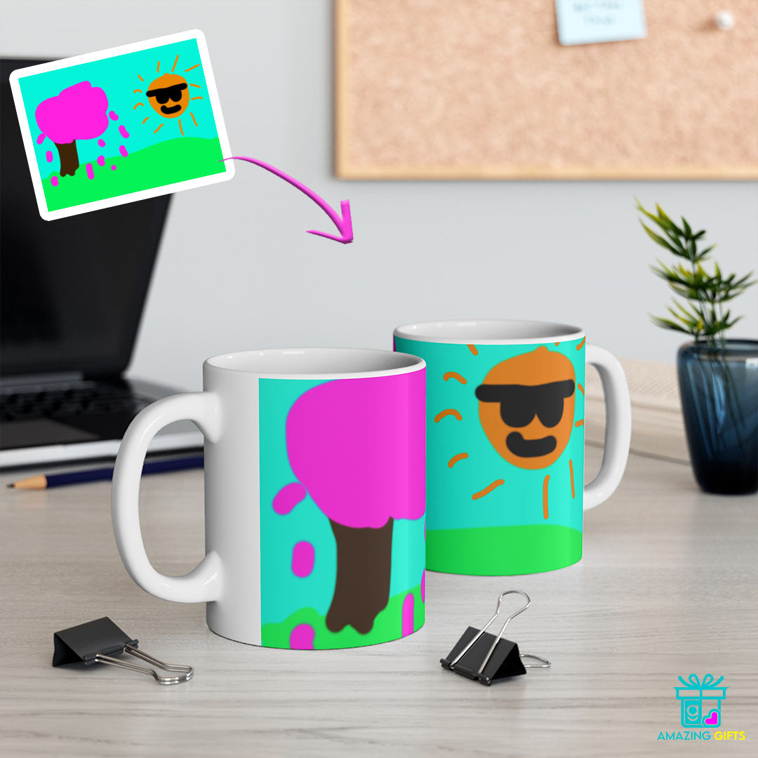 Personalized Mug with Your Child's Artwork