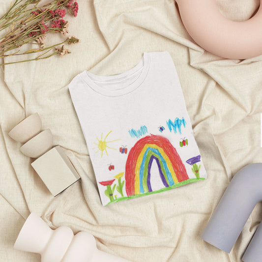 Adult Shirt Customized with Your Child's Artwork