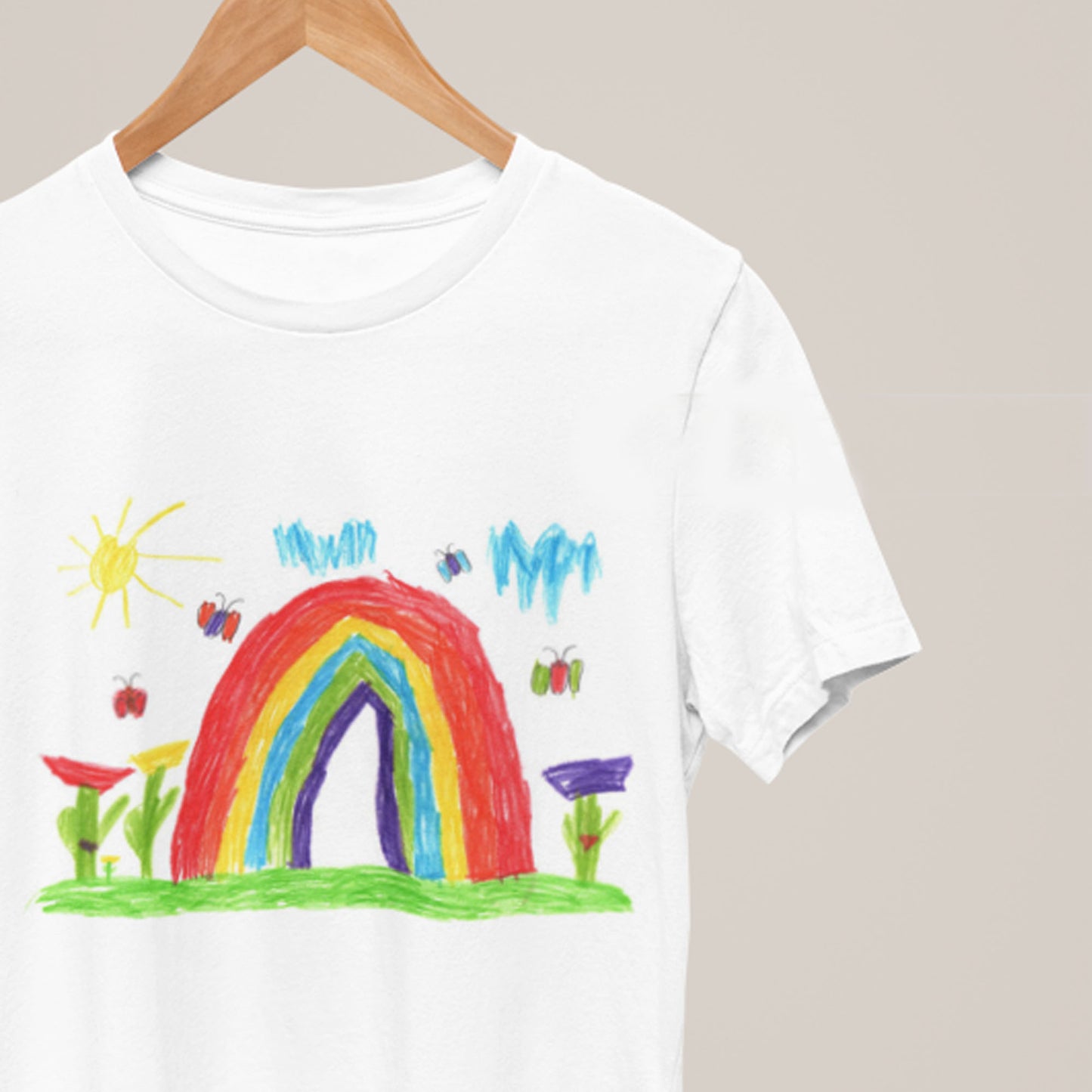 Kids' Custom Art Shirt: Turn Your Child's Masterpiece into a Keepsake!