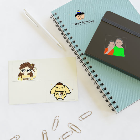 Custom Sticker Sheets Featuring Your Child's Artwork